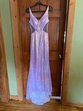 BerlinNova Sequin Cutout Prom Dress